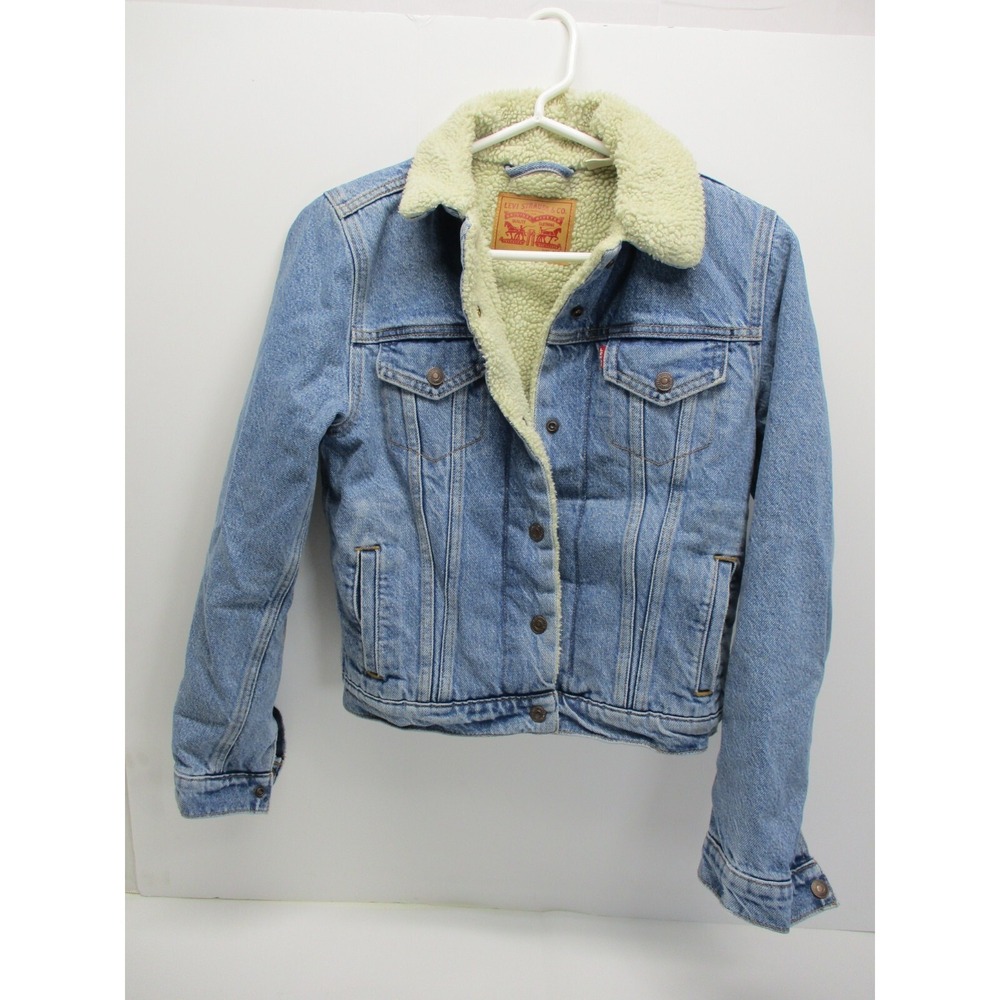 Levis Jean Jacket Sherpa Lined Women's S